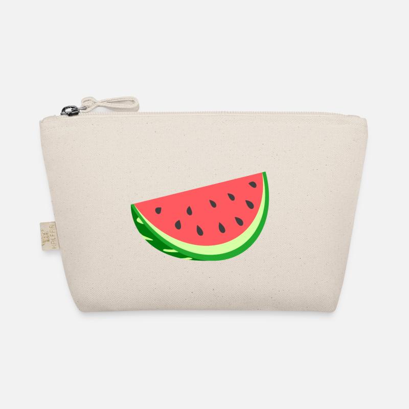 Wassermelone T-Shirt - Bio-Täschchen - Natur