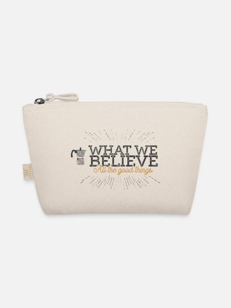 What We Believe-Shoplogo - Bio-Täschchen - Natur