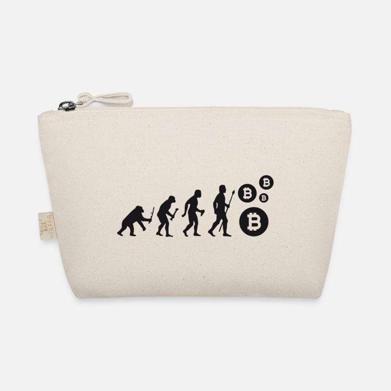 Evolution peu Bitcoin Coin shirt Trousse biologique