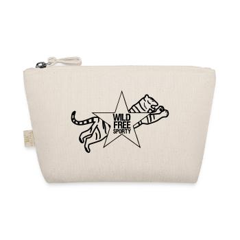 Sport Sportler Tiger Tier Fun Sprüche Geschenk - Organic Pouch - nature - Front
