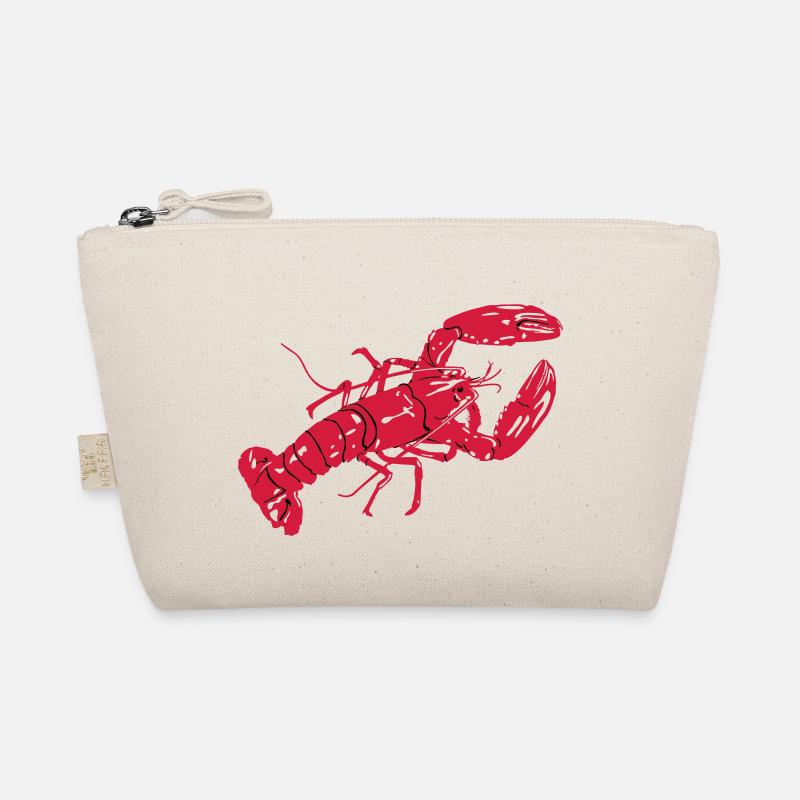 LobsterWhiteTee Organic Pouch