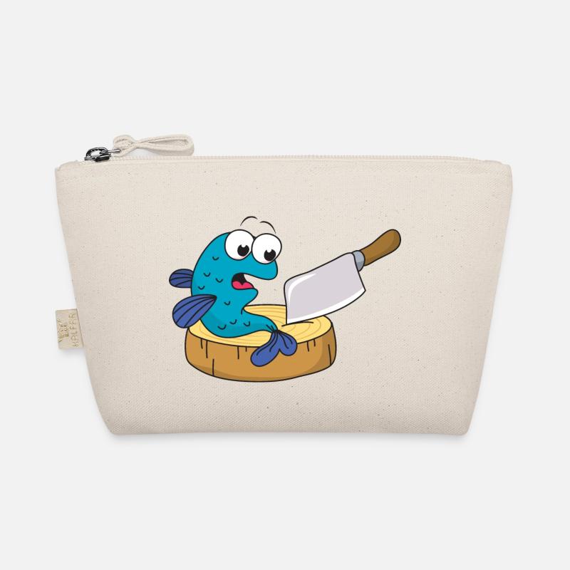 Fish knife ax Organic Pouch