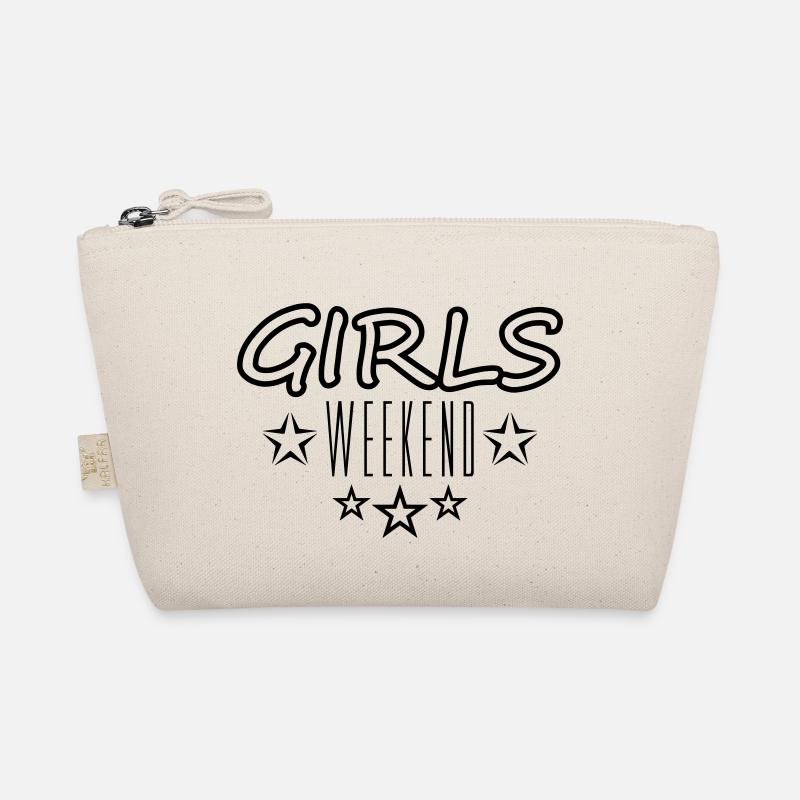 design stars weekend weekend girls trip vacation Organic Pouch