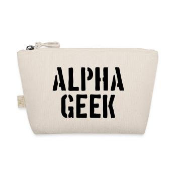 Alpha Geek - Organic Pouch - nature - Front