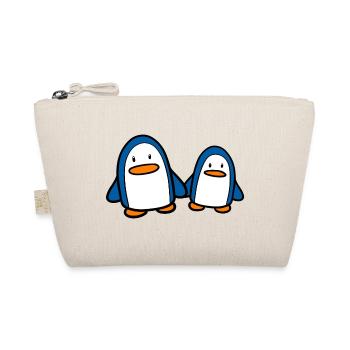 Two penguins - Organic Pouch - nature - Front