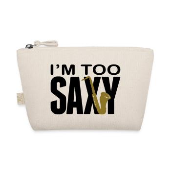I'm too Saxy - Organic Pouch - nature - Front