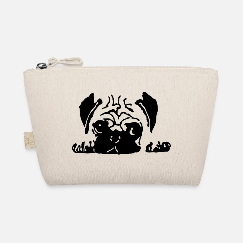 Mops - Bio-Täschchen - Natur