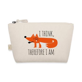 Fox Fox claims philosophy geek nerd - Organic Pouch - nature - Front