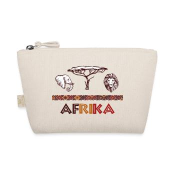 Africa Safari Gift Colorful Wild Holiday - Organic Pouch - nature - Front