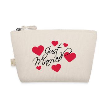 Just Married Logo - Bio-Täschchen - Natur - Vorne