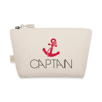 Captain Cool Anchor Logo - Bio-Täschchen - Natur - Vorne