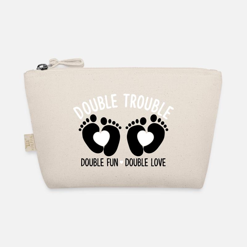 Double trouble - double fun - double love Bio-Täschchen