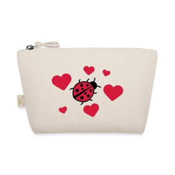 Little cute sweet ladybug - Organic Pouch - nature - Front