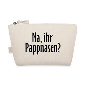 Lustiger Berlin Spruch: Na, ihr Pappnasen? - Bio-Täschchen - Natur - Vorne