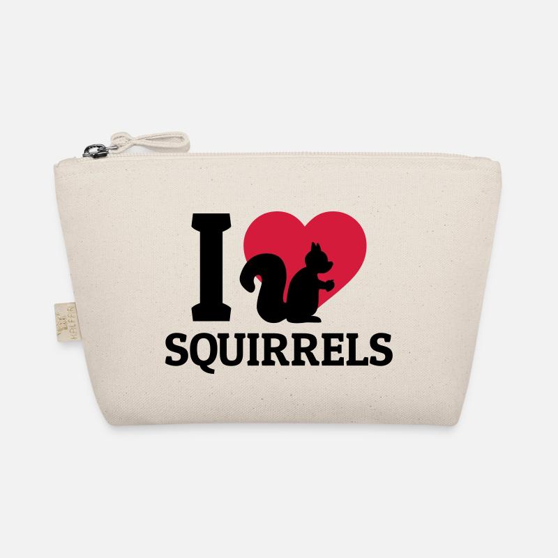 I love Squirrels Bio-Täschchen