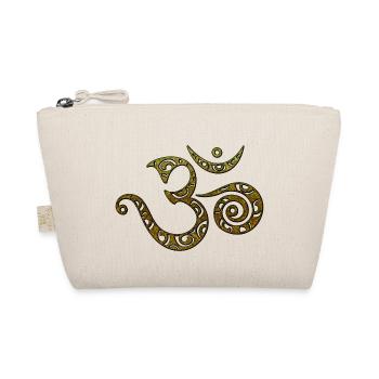 OM, AUM, BUDDHISM, SPIRITUALITY, MANTRA, YOGA, ZEN - Organic Pouch - nature - Front