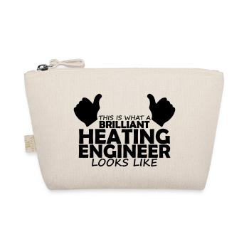 brilliant heating engineer - Organic Pouch - nature - Front