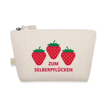 Erdbeeren Zum Selberpflücken - Bio-Täschchen - Natur - Vorne