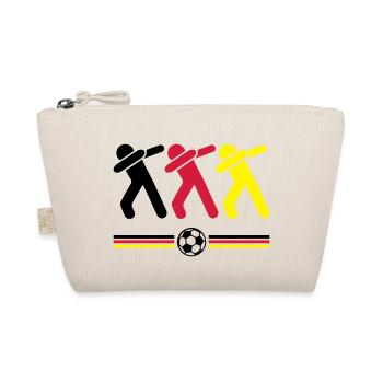 dabbing deutschland fussball - Bio-Täschchen - Natur - Vorne