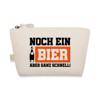 noch ein bier schnell - Bio-Täschchen - Natur - Vorne