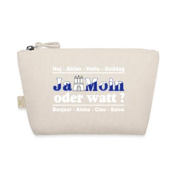 Hamburg , Tradition , Fan , Ja Moin oder watt (25) - Bio-Täschchen - Natur - Vorne