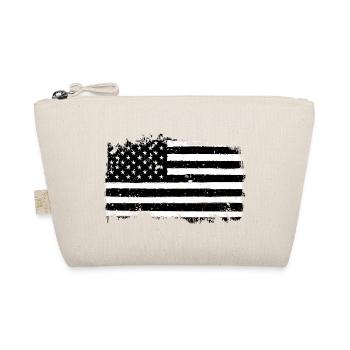 American Flag Black &White Vintage - Trousse biologique - nature - Devant