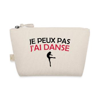 je peux pas j'ai danse - Trousse biologique - nature - Devant