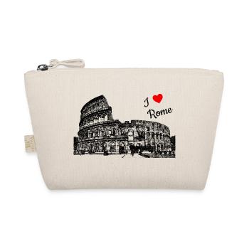 Rome I love you - Organic Pouch - nature - Front