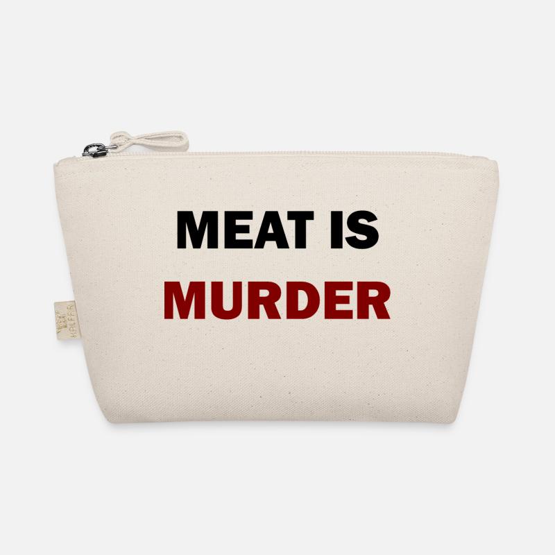 meat is murder Bio-Täschchen