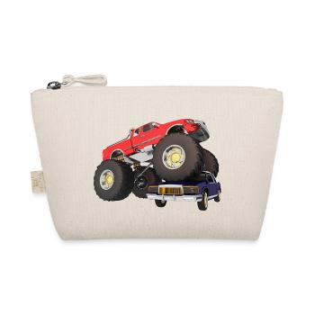 Monster truck, véhicule tout-terrain, pick-up, fourgonnette - Trousse biologique - nature - Devant