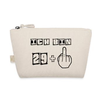 30. Geburtstag Ich Bin 29 + Geschenk Männer Frauen - Bio-Täschchen - Natur - Vorne