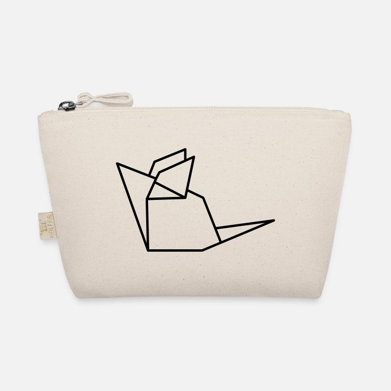 Mouse mouse origami - Organic Pouch - nature
