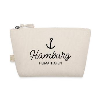 Hamburg Heimathafen mit Anker - Bio-Täschchen - Natur - Vorne
