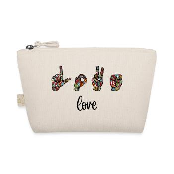 Love - DGS Streetwear - Organic Pouch - nature - Front
