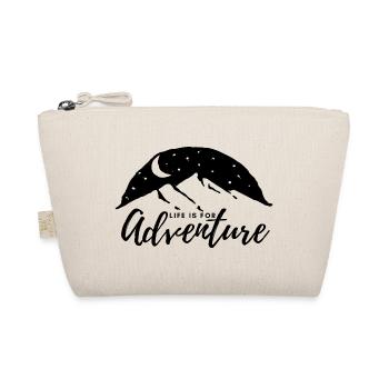 life is for adventure - Organic Pouch - nature - Front