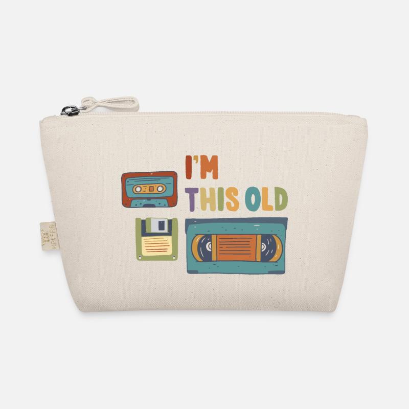 I’m This Old Vintage Retro 80 90 Cassette Trousse biologique