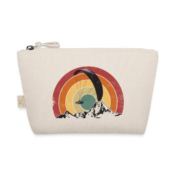Paragliding Retro vintage Hile and Fly Groundhandl - Organic Pouch - nature - Front