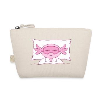 Axolotl Masque de sommeil Personnalisation Chemise de sommeil - Trousse biologique - nature - Devant