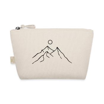 mountains minimal - Bio-Täschchen - Natur - Vorne