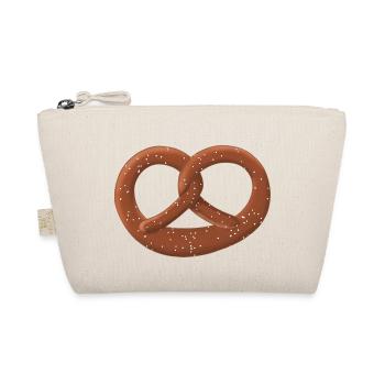 Pretzel Motif - Organic Pouch - nature - Front