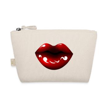 Red Lips - Bio-Täschchen - Natur - Vorne