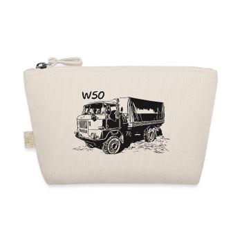 W50 LKW NVA Baustellen W50 DDR - Bio-Täschchen - Natur - Vorne