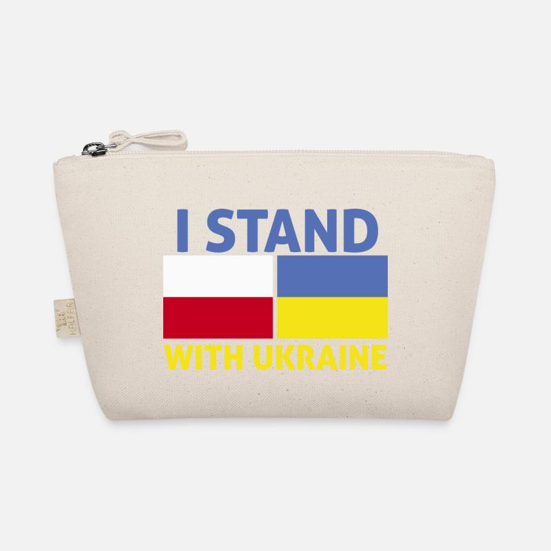 Ich bin mit der ukrainischen Flagge polens Bio-Täschchen