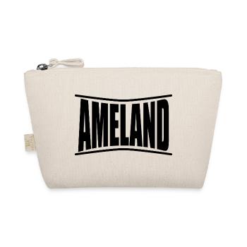 Ameland T-Shirt Nederland Niederlande - Bio-Täschchen - Natur - Vorne