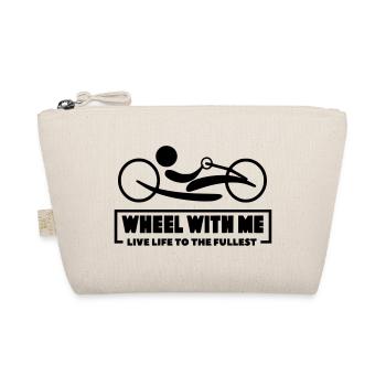 Roule avec moi avec mon handbike en fauteuil roulant * - Trousse biologique - nature - Devant