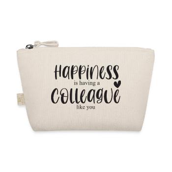 Colleague & Colleague Happiness Work Birthday Thank you - Organic Pouch - nature - Front