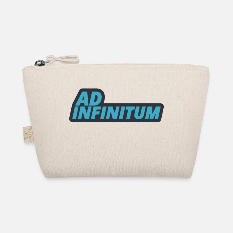 Ad Infinitum - Latin Sentence - To Infinity Organic Pouch