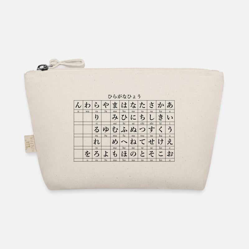Hiragana Tabelle - Bio-Täschchen - Natur