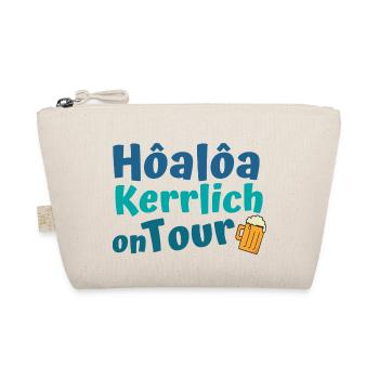 Hoaloa Kerrlich on tour Hohenlohe Männer Jungs - Bio-Täschchen - Natur - Vorne