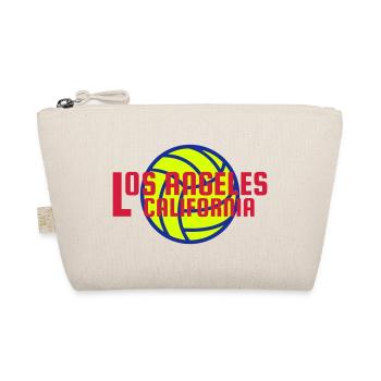 Los Angeles, California, volleyball in the background - Organic Pouch - nature - Front